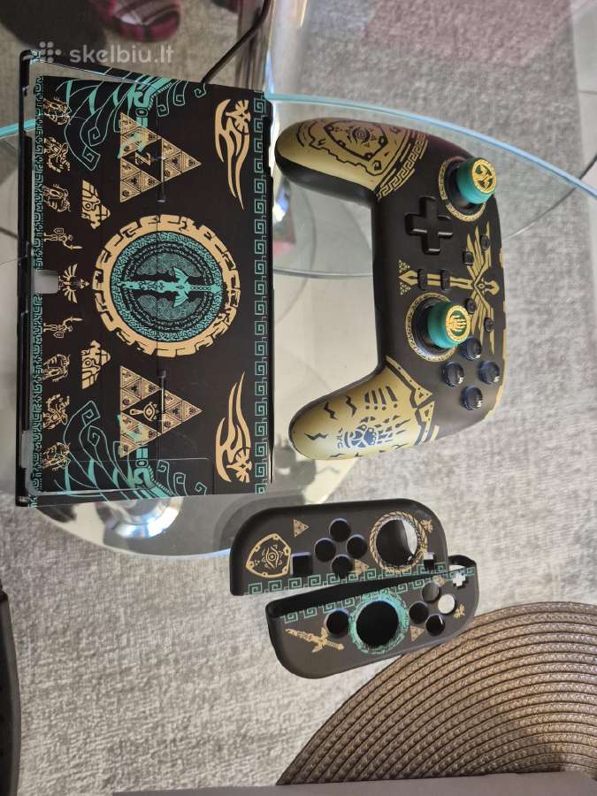 Nintendo switch oled 64gb + 128gb Atrištas - nuotraukos Nr. 6
