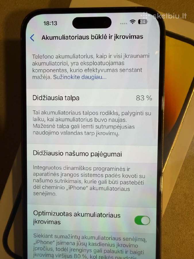 Parduodamas iPhone 14 Pro Max 128 GB Gold - nuotraukos Nr. 3