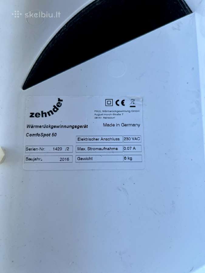 Zehnder comfospot 50 - nuotraukos Nr. 7