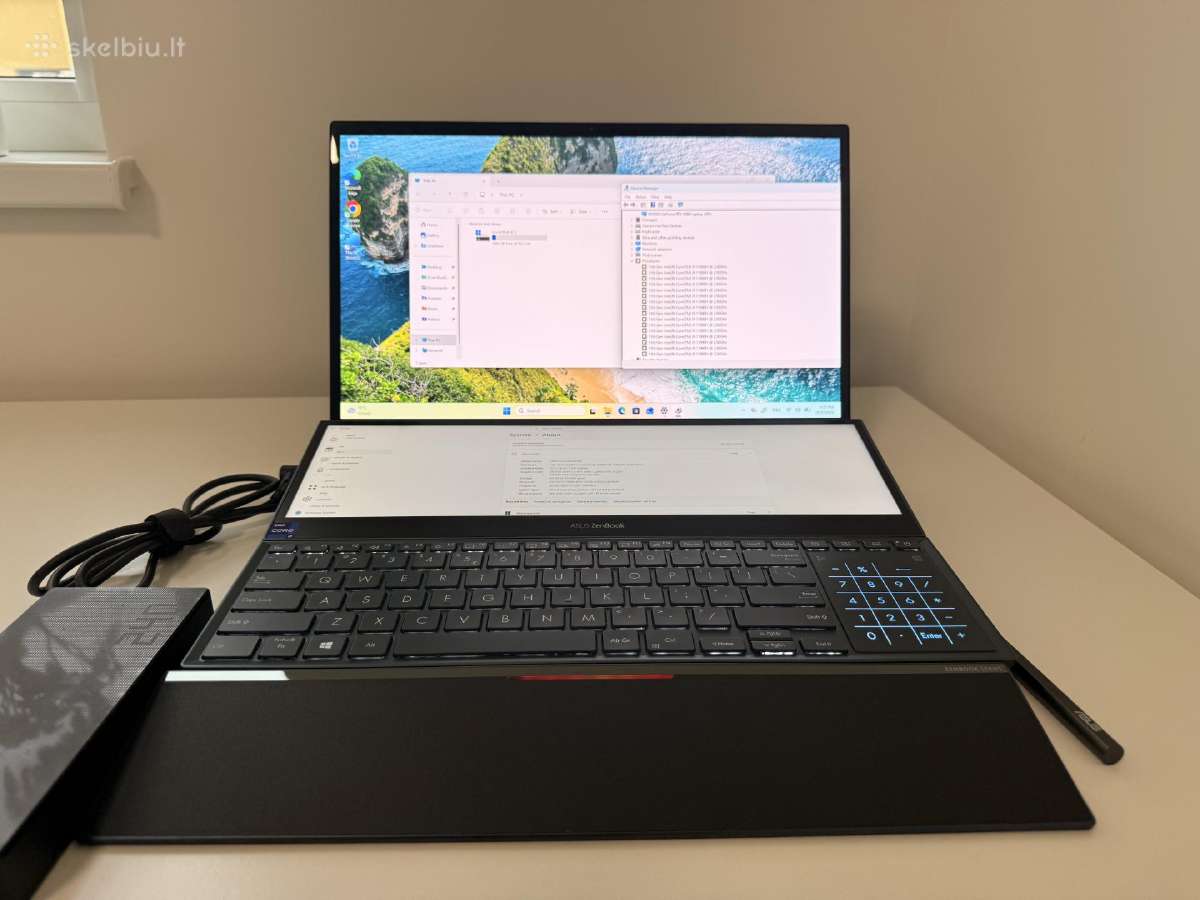 Asus Zenbook i9, 32gb, 3080 - nuotraukos Nr. 8