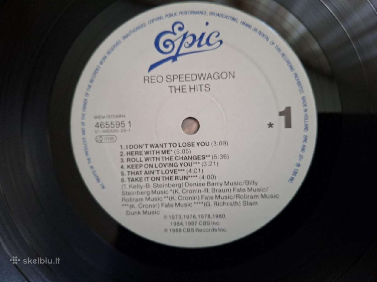 Reo Speedwagon 1988 "The Hits" - nuotraukos Nr. 5