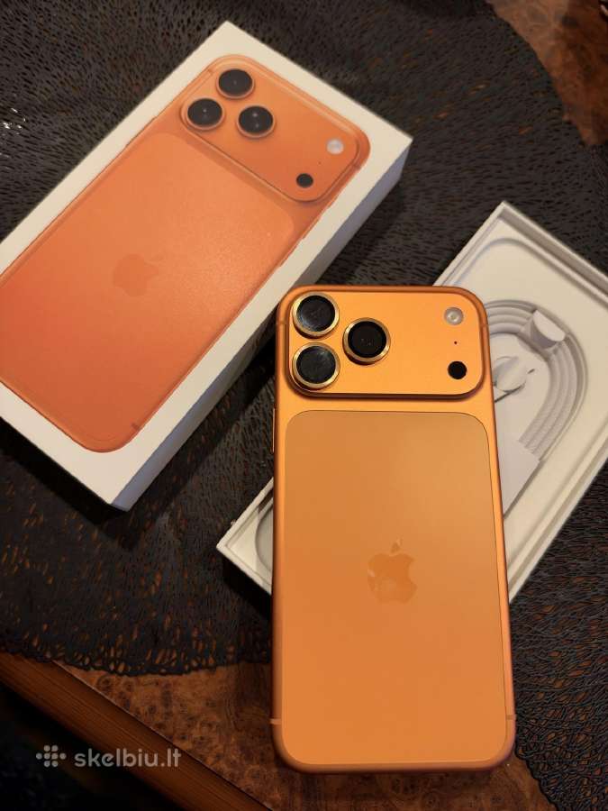 iPhone 17 pro max 256 GB Cosmic Orange - nuotraukos Nr. 3