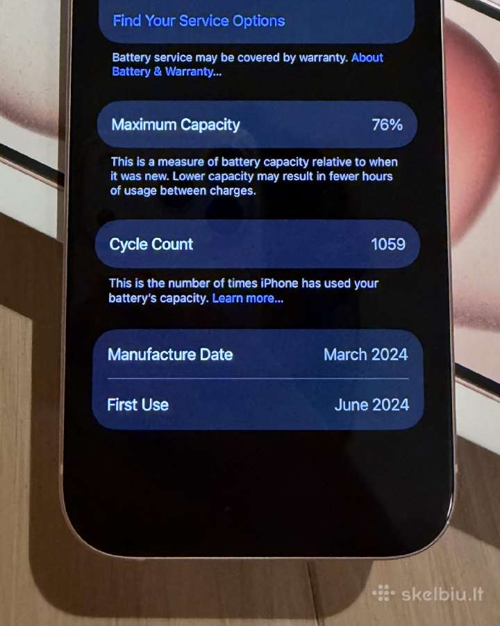 iPhone 15 128gb - nuotraukos Nr. 4