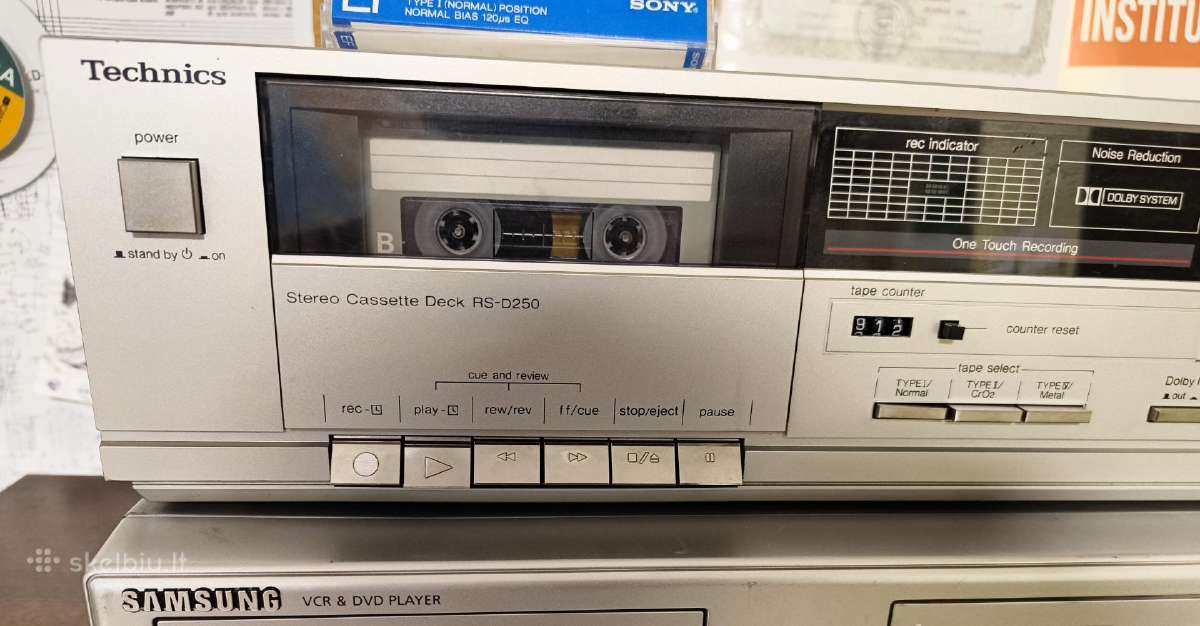 Technics RS-d250 kasetine dėka/magnetofonas - nuotraukos Nr. 2
