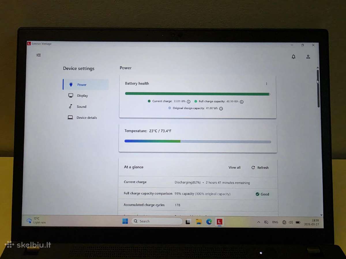 Lenovo Thinkpad X13 Gen 2 – i5-1145g7 / 16gb RAM / - nuotraukos Nr. 5
