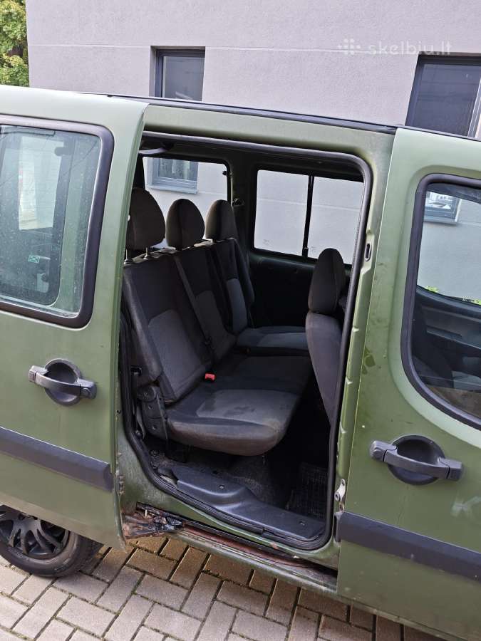 Fiat Doblo 2009m. 1.9 77kw - nuotraukos Nr. 5
