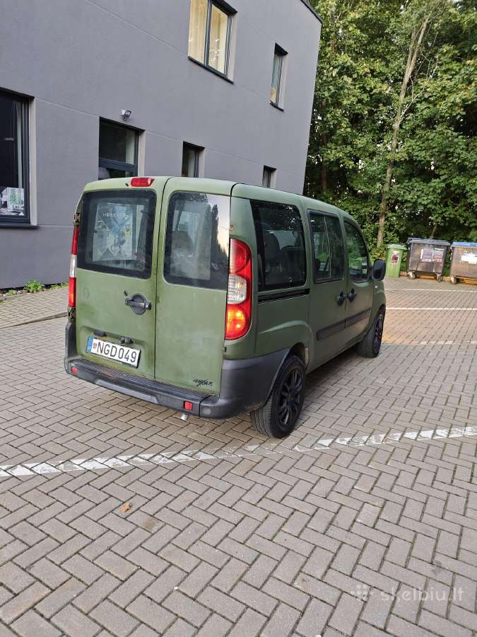Fiat Doblo 2009m. 1.9 77kw - nuotraukos Nr. 8