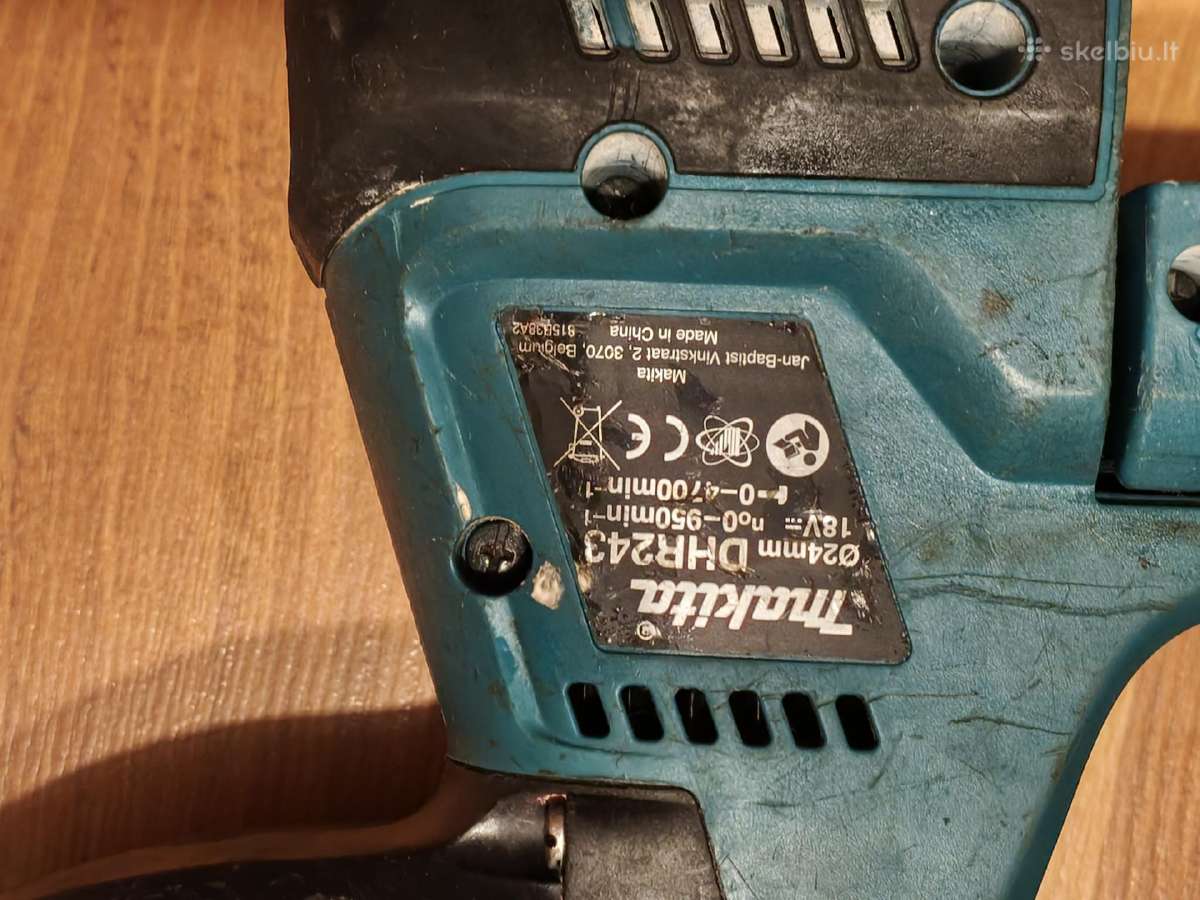 Makita Dhr243 perfiuratorius - nuotraukos Nr. 3