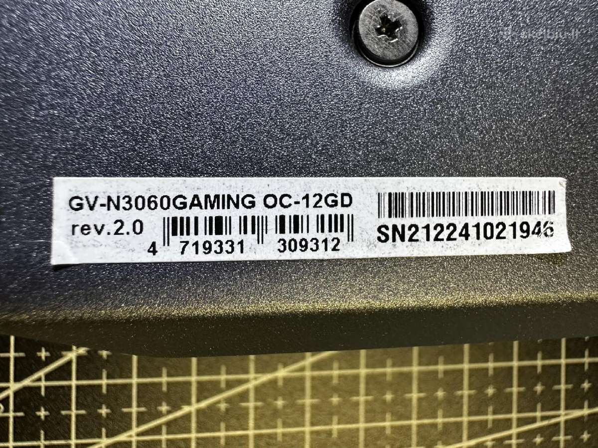 Gigabyte Geforce Rtx 3060 Gaming Oc 12gb Rev.2.0 - nuotraukos Nr. 7
