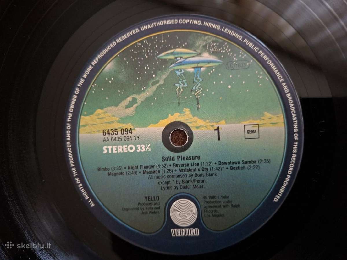Yello 1980 "Solid Pleasure" - nuotraukos Nr. 3