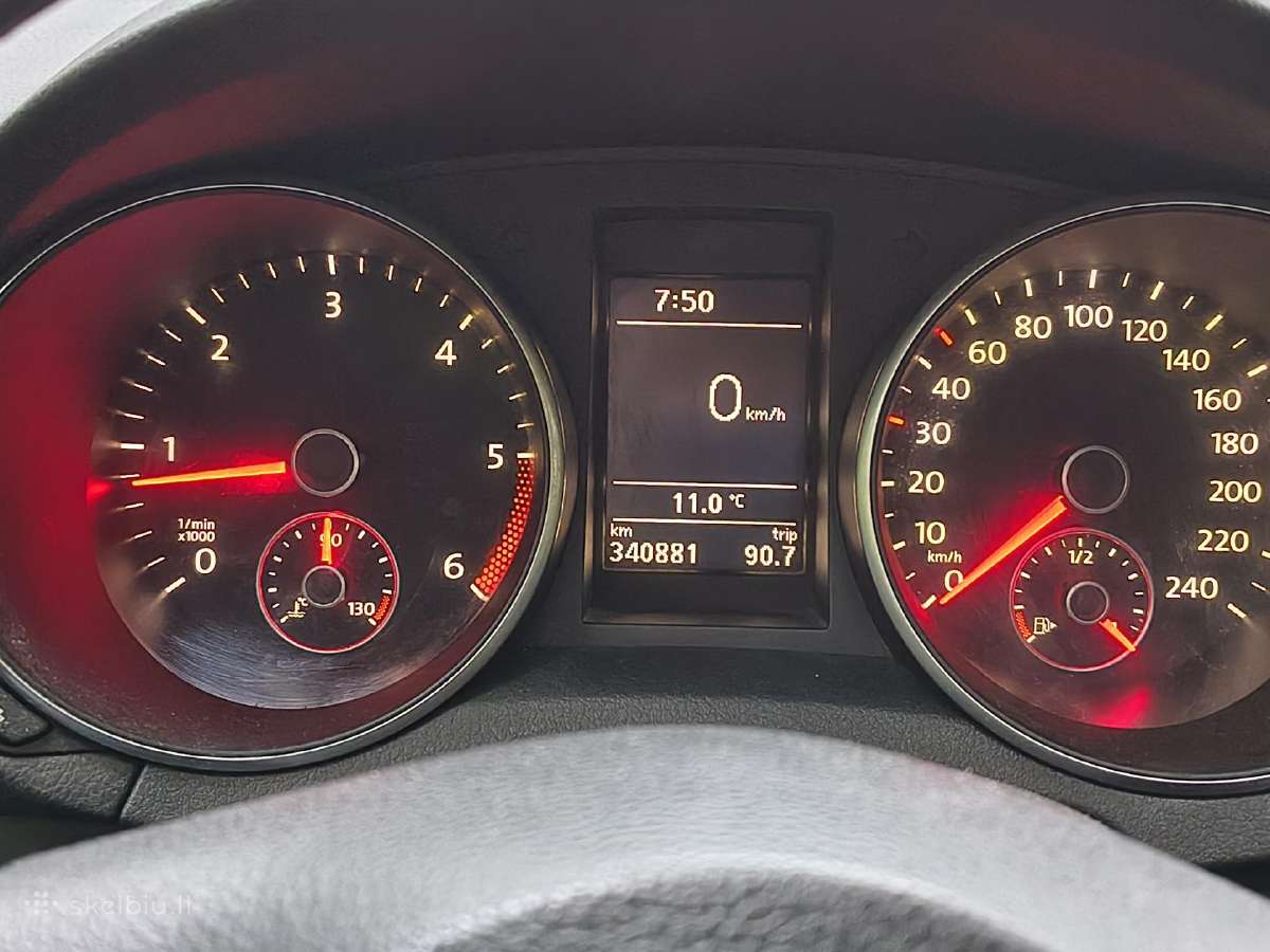 VW Golf 6 2010 1.6tdi Mechaninė - nuotraukos Nr. 11