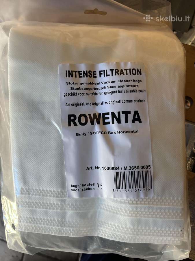 Dulkiu siurblio maiseliai, filtrai - nuotraukos Nr. 2