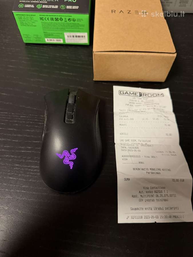 Razer Deathadder V2 Pro - nuotraukos Nr. 4