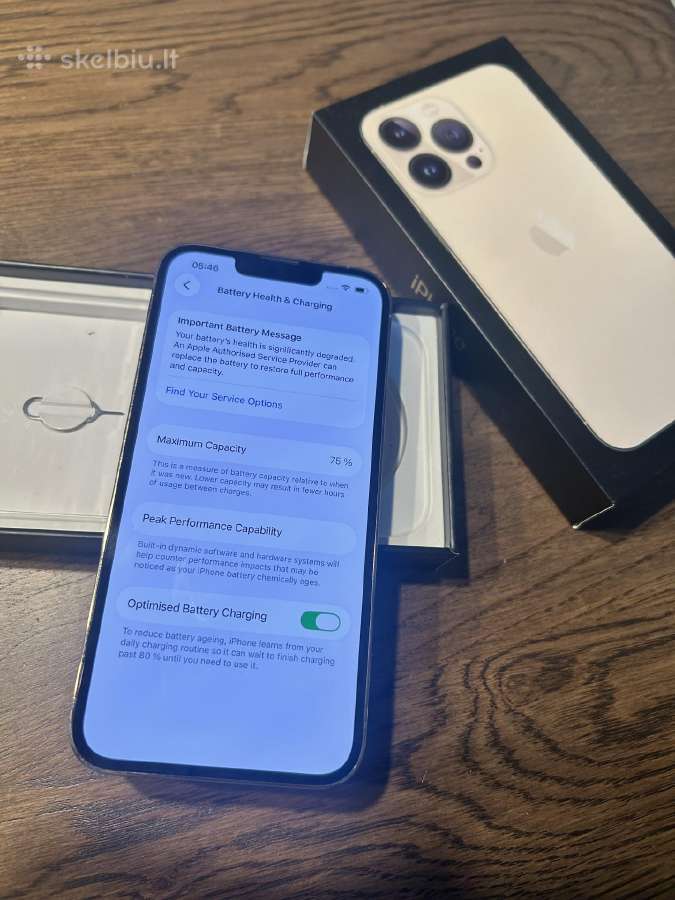 iPhone 13pro 256gb gold - nuotraukos Nr. 4