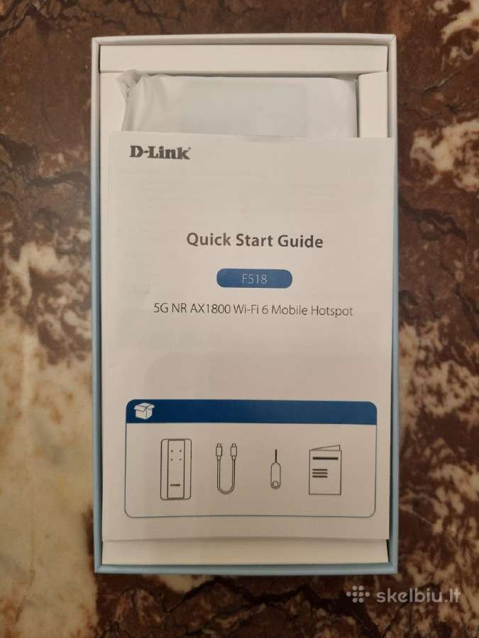D-link F518 5G Wi-fi 6 su Power Bank. - nuotraukos Nr. 2
