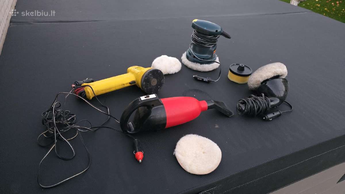 Automobilių poliravimo mašinėlės+ siurblys - nuotraukos Nr. 8