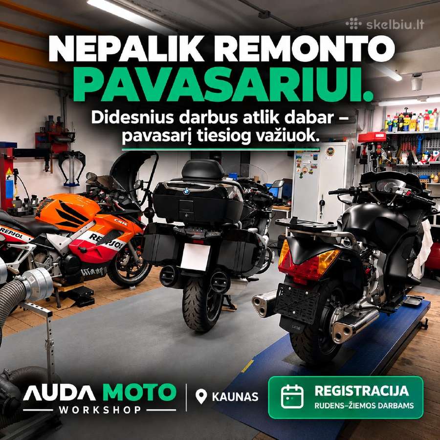 Auda Moto Workshop – Motociklų priežiūra, remontas - nuotraukos Nr. 2
