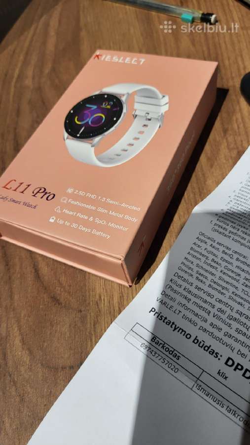 Moterų išmanusis laikrodis Kieslect Lady L11 Pro - nuotraukos Nr. 5