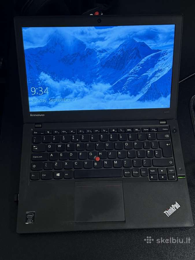 Lenovo Thinkpad X240 i5-4300u 8gb RAM 256gb SSD - nuotraukos Nr. 8