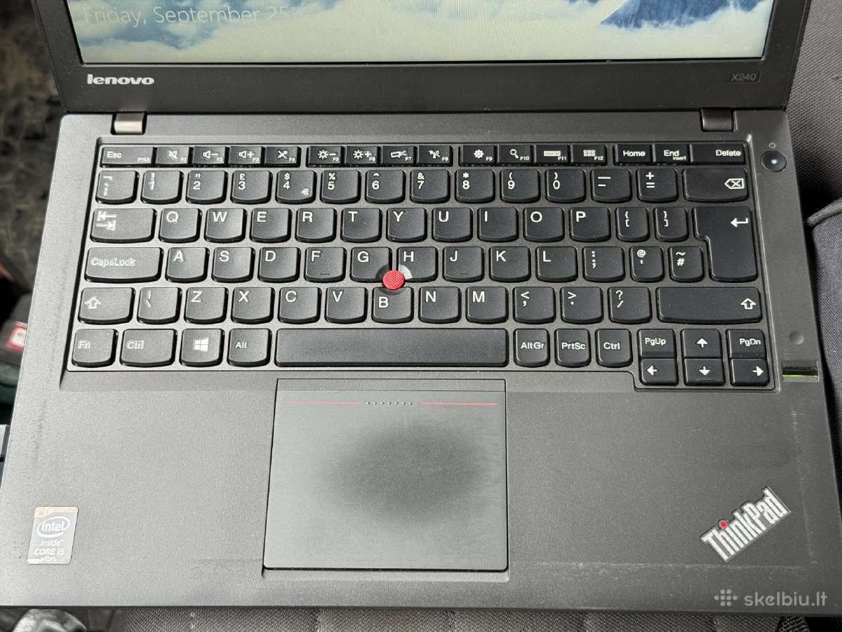 Lenovo Thinkpad X240 i5-4300u 8gb RAM 256gb SSD - nuotraukos Nr. 29