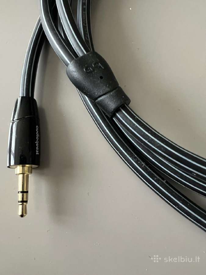 Audioquest Tower 3,5 mm į2x rca laidas, 1,5 m - nuotraukos Nr. 3