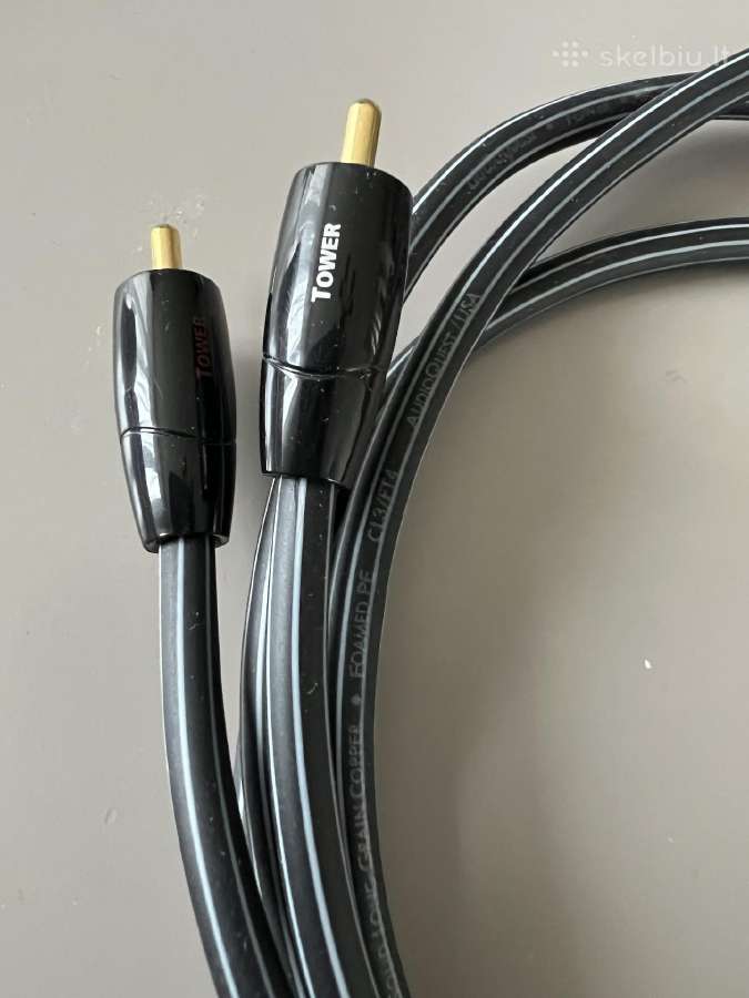 Audioquest Tower 3,5 mm į2x rca laidas, 1,5 m - nuotraukos Nr. 4