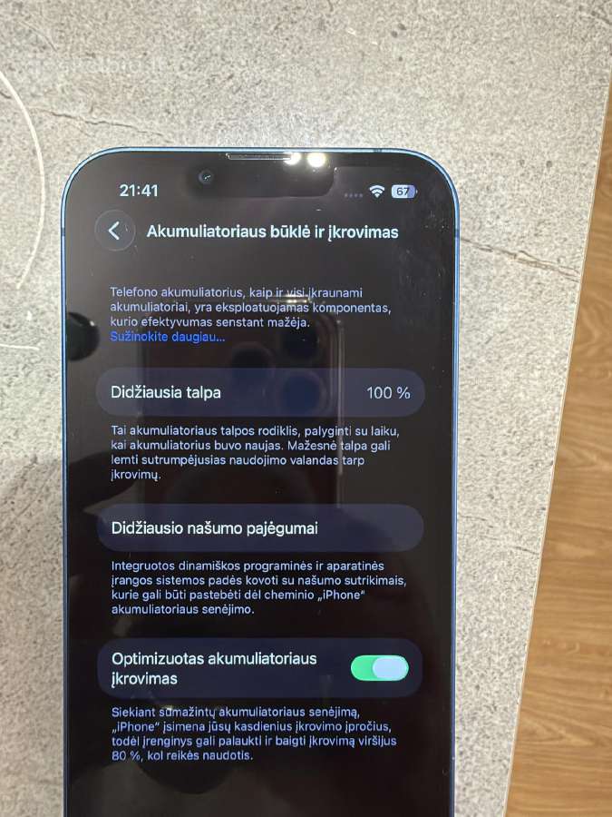 iPhone 13 128 GB - nuotraukos Nr. 3