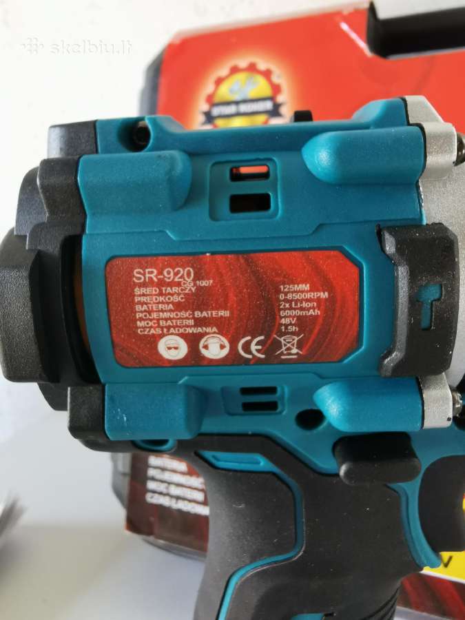 Akumuliatoriniu irankiu komplektas 2in1 48v - nuotraukos Nr. 4