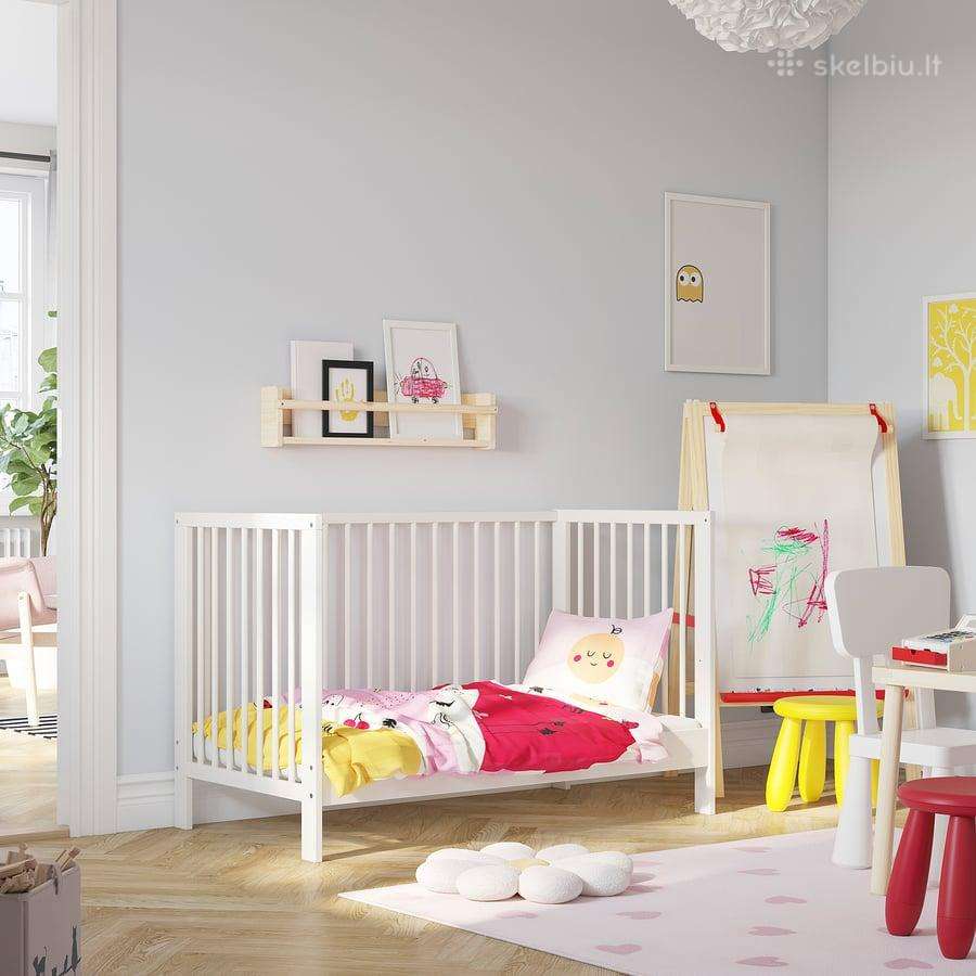 Lovelė Gulliver ir čiužinys Skonast (Ikea) - nuotraukos Nr. 2