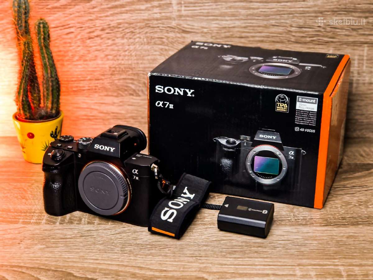 Fotoaparatas Sony A7 Mark III Full Frame - nuotraukos Nr. 2