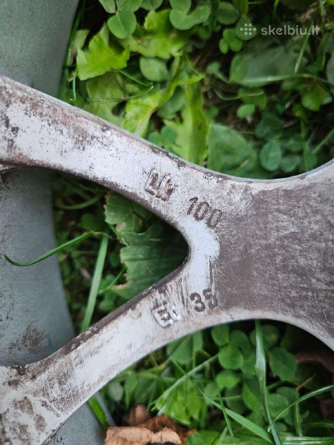 Ratlankiai r15 4x100 su padangomis 195/65 - nuotraukos Nr. 4