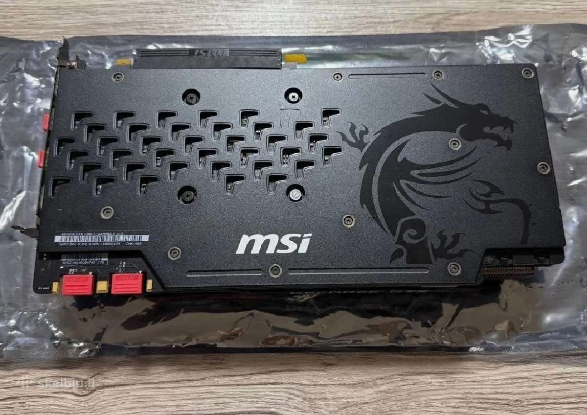 Msi Geforce Gtx 1080 Ti Gaming X 11gb - nuotraukos Nr. 3