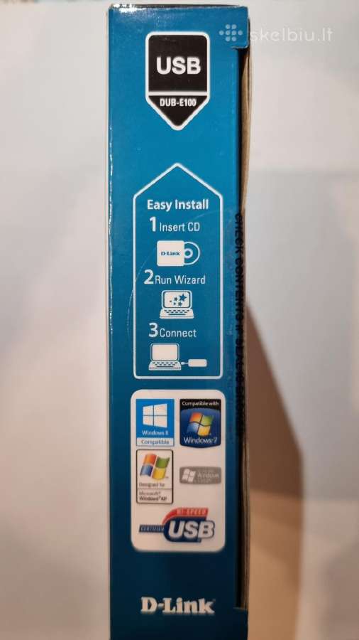 D-link Usb 2.0 Fast Ethernet Adapter - nuotraukos Nr. 3