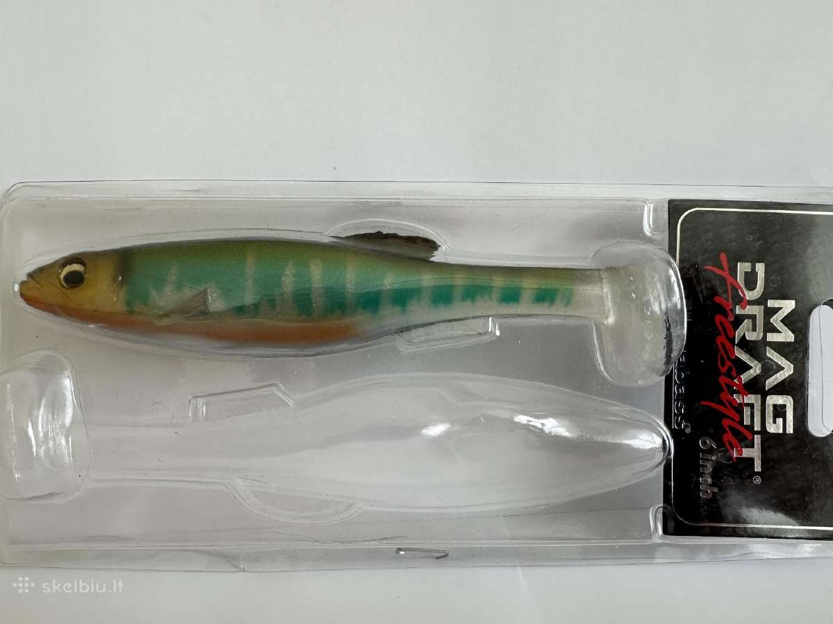 Guminukai lydekoms Duo Realis Versa Shad Fat - nuotraukos Nr. 3