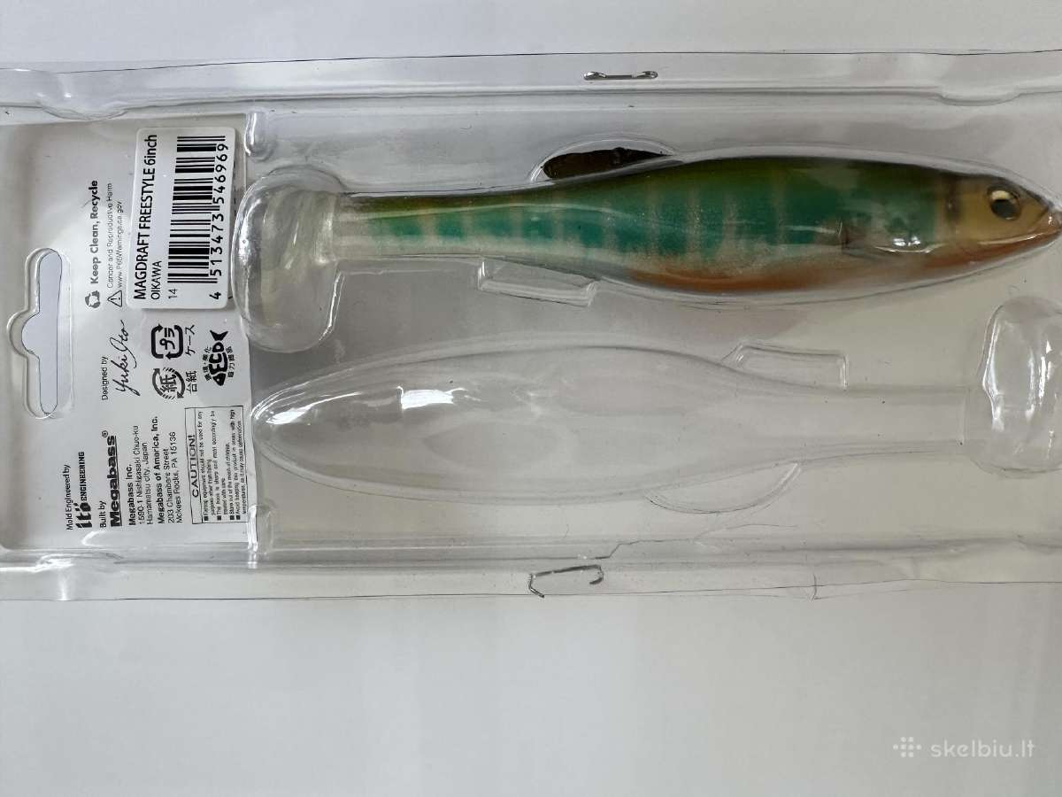 Guminukai lydekoms Duo Realis Versa Shad Fat - nuotraukos Nr. 4