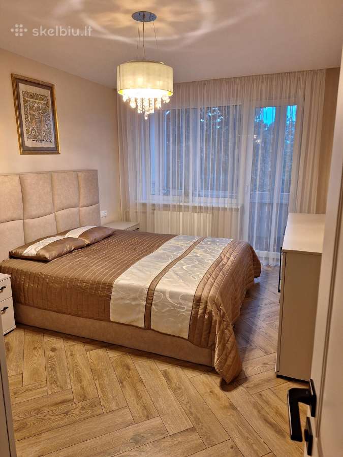 Išnuomojamas naujai įrengtas 3 kambarių butas - nuotraukos Nr. 4