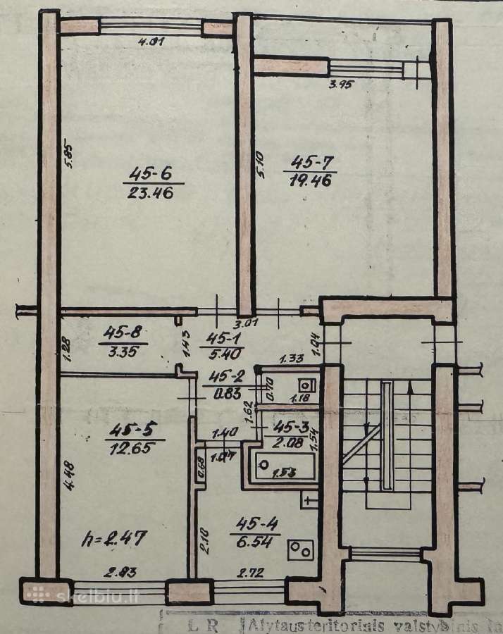 3 k., 74 m², renovuotame name šalia Sporto rūmų - nuotraukos Nr. 33