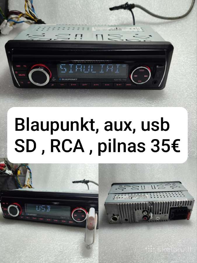 Automagnetola bluetooth, Usb, tel.laikiklis - nuotraukos Nr. 14