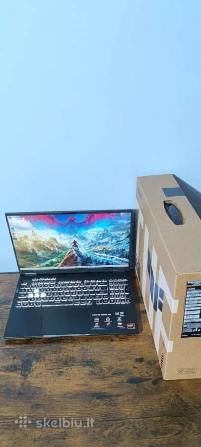 Asus Tuf Gaming A16 R7, Rtx 5070, 32gb RAM, Naujas - nuotraukos Nr. 4