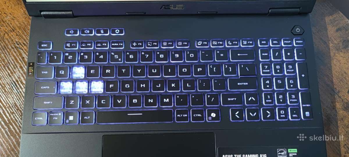 Asus Tuf Gaming A16 R7, Rtx 5070, 32gb RAM, Naujas - nuotraukos Nr. 6