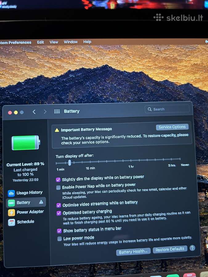MacBook air 2018 13inch - nuotraukos Nr. 7