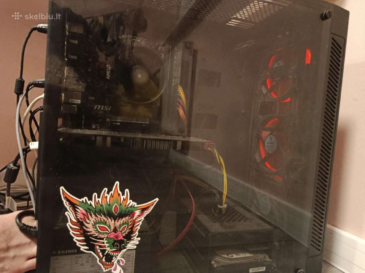 Žaidimų kompiuteris Ryzen 5 2600 / Gtx 1060 6gb - nuotraukos Nr. 3