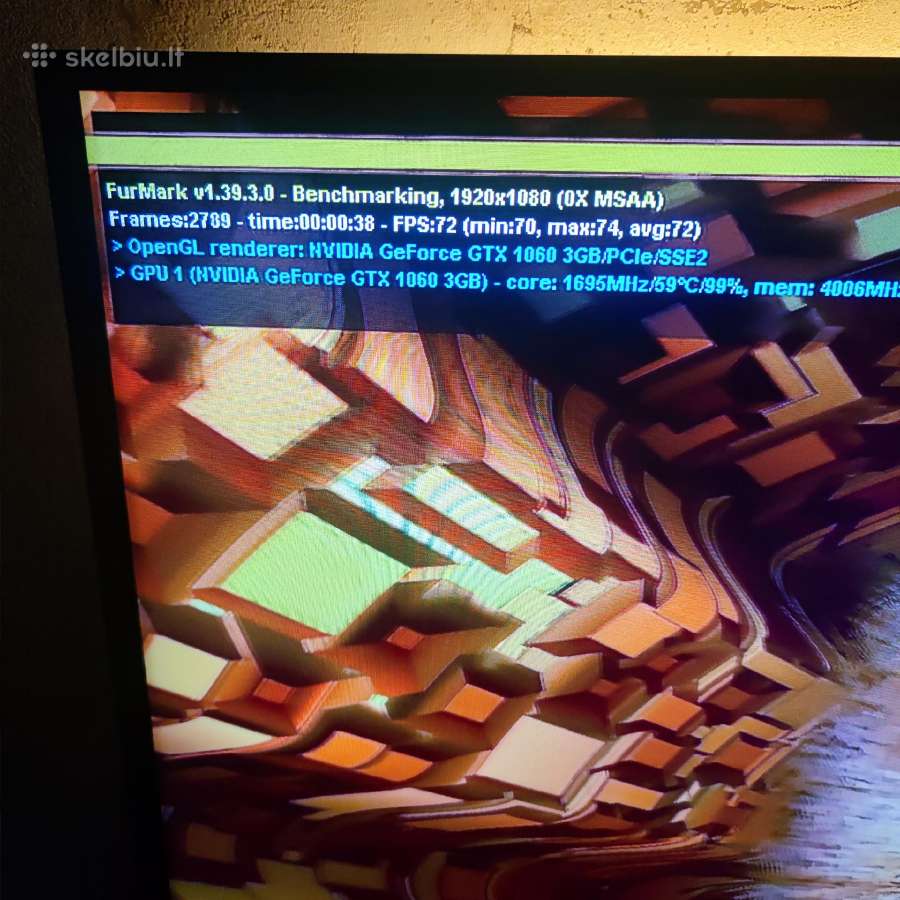 I5 8400,12ram,256nvme+2tb HDD,gtx1060 3gb - nuotraukos Nr. 5