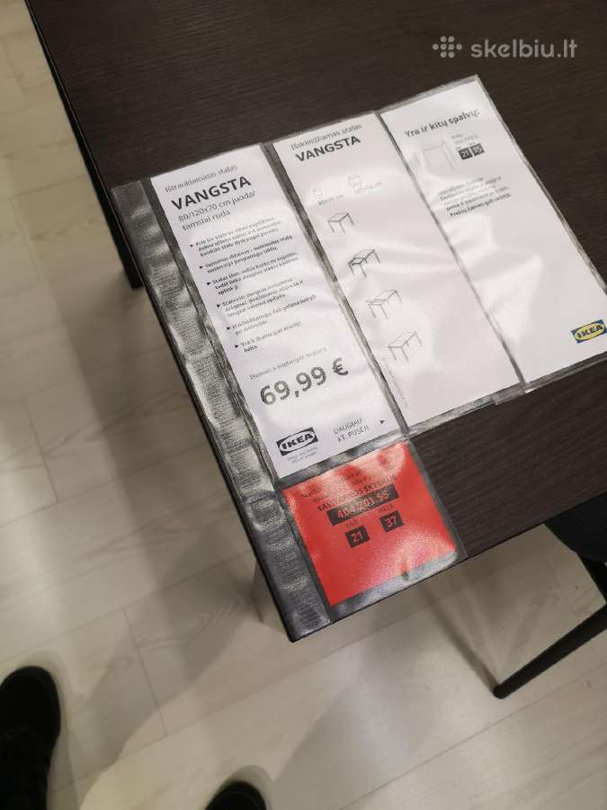 Prasiilginantis Ikea stalas Vangsta - nuotraukos Nr. 6