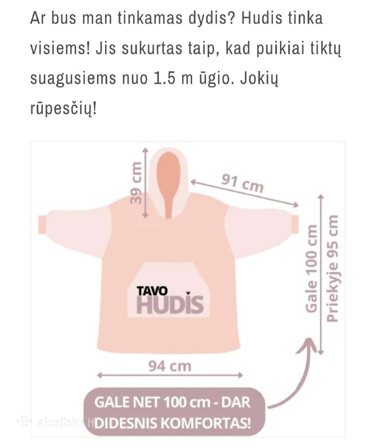 Tavo Hudis šiltas džemperis - nuotraukos Nr. 2
