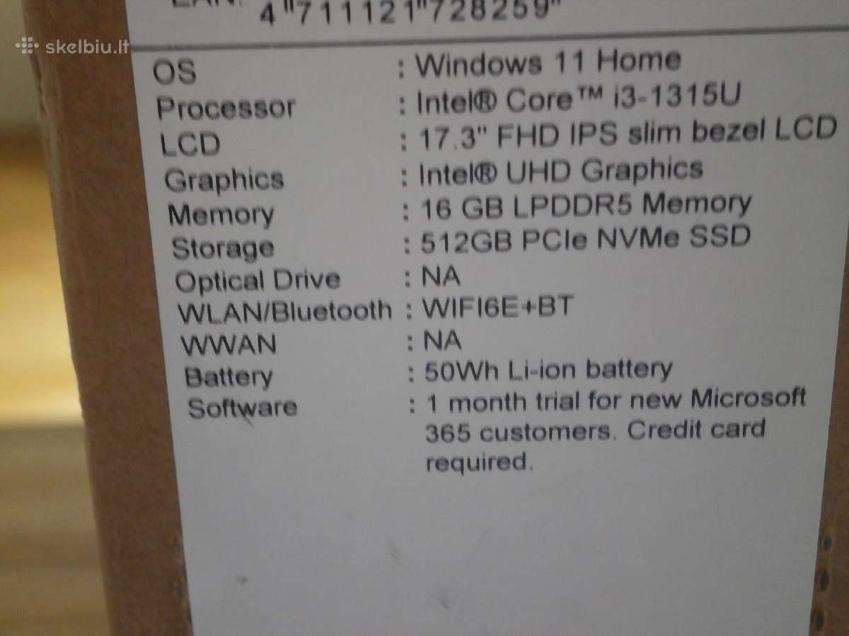 Acer Aspire 5, 17,3" ekranas, SSD 512 GB - nuotraukos Nr. 8