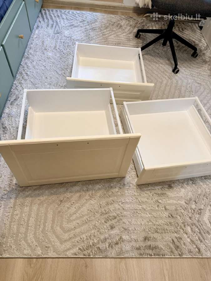 Ikea Bodbyn off-white stalčiai 60 cm – 3 vnt. - nuotraukos Nr. 2