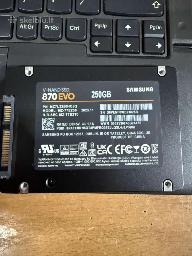 Lenovo Thinkpad X240 i5-4300u 8gb RAM 256gb SSD - nuotraukos Nr. 7