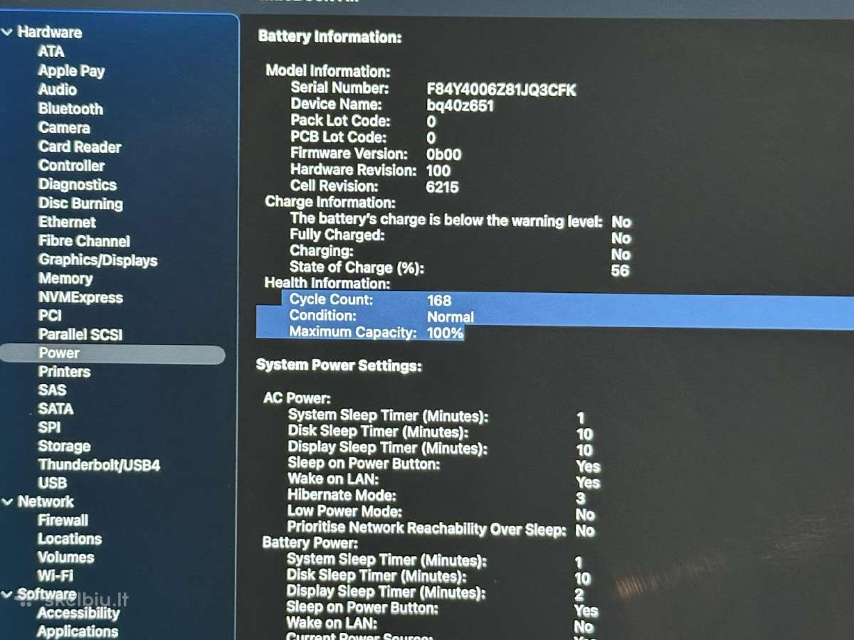 MacBook Air 13 M3 / 8gb / 256gb - nuotraukos Nr. 7