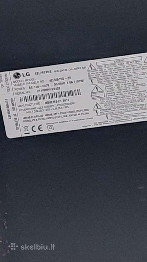 Ld Smart TV 42lm615s -Ze 98cm59, - nuotraukos Nr. 3